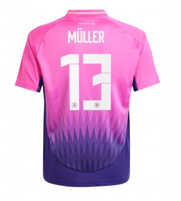 Tyskland Thomas Muller #13 Udebanetrøje EM 2024 Kort ærmer